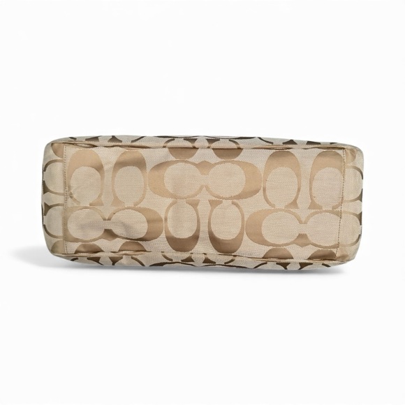 Coach Travel Bag Signature Canvas Leather Diaper Bag - Picture 10 of 13